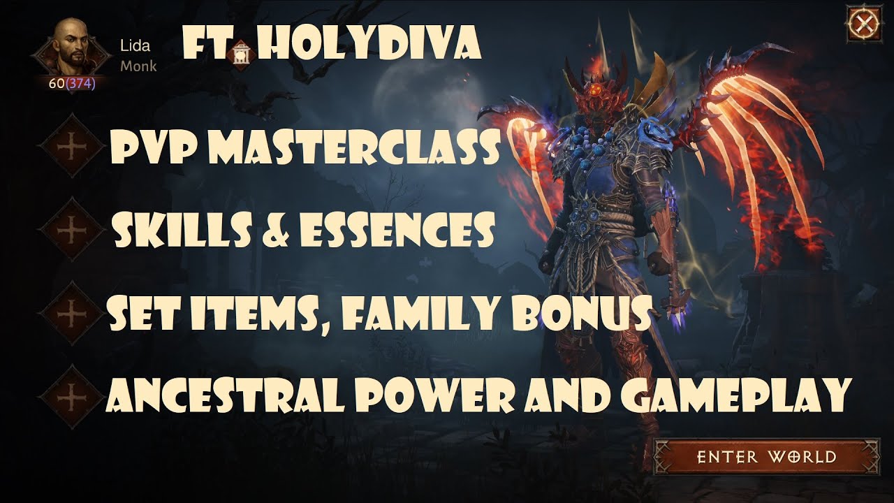 Monk - PvP Masterclass from HolyDiva (Whale Build)