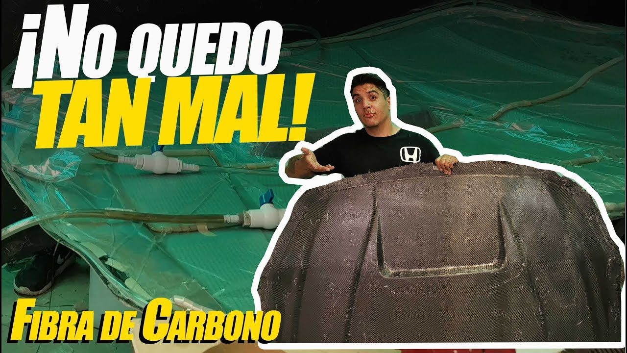 Fabricando cofre de FIBRA DE CARBONO modificado a MAZDA 3/ Marco MAAP Carshop