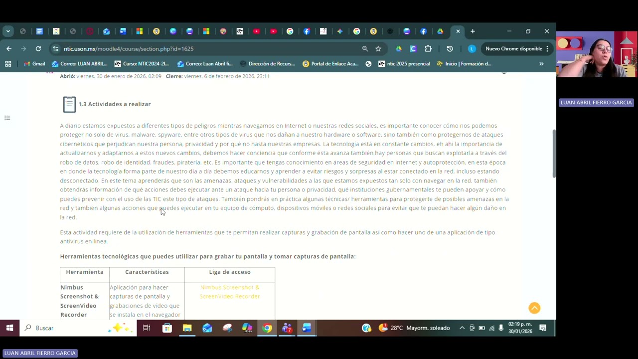Reunión 30 enero 2026, Ntic virtual 20260130 141558 Grabación de la reunión
