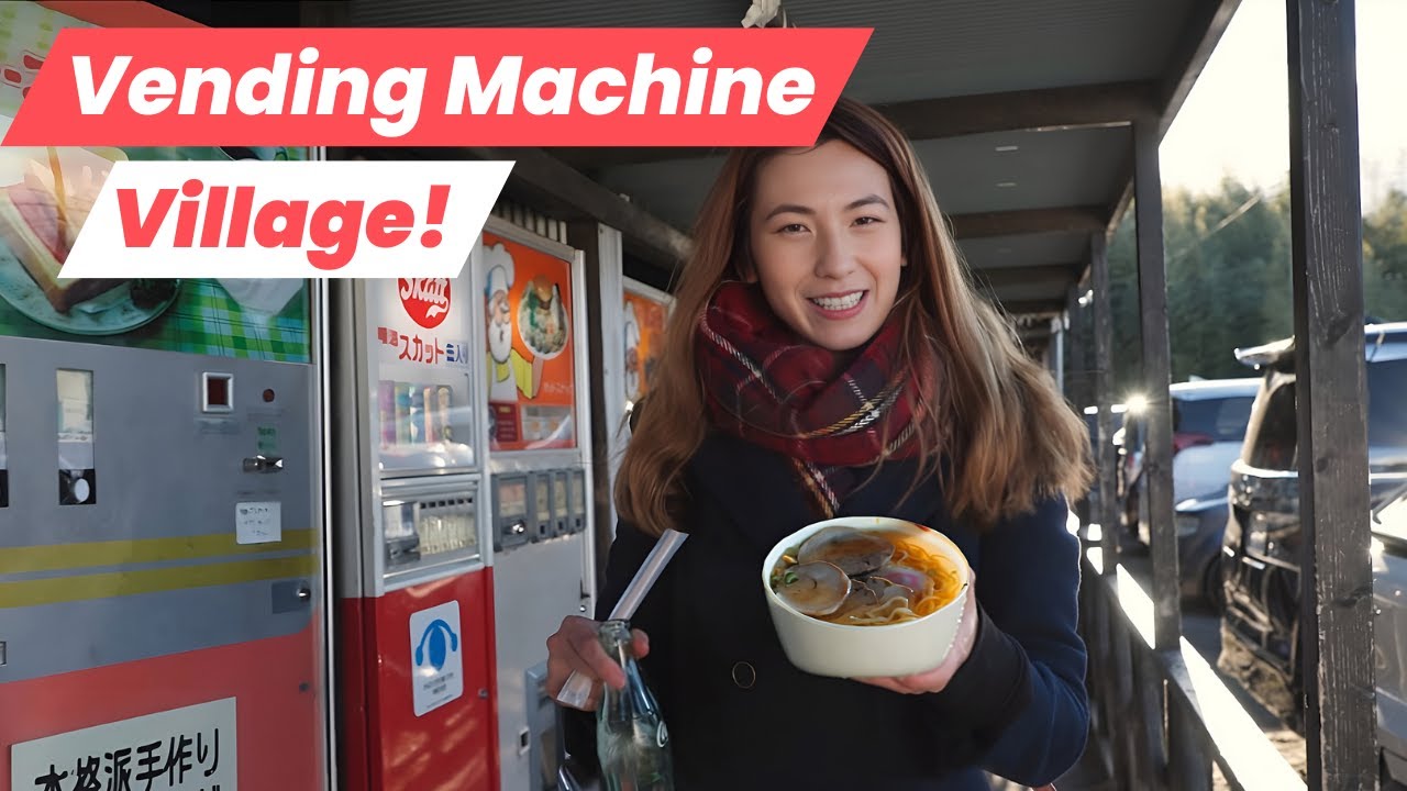 Japanese Vending Machine Village At a Tire Shop?!