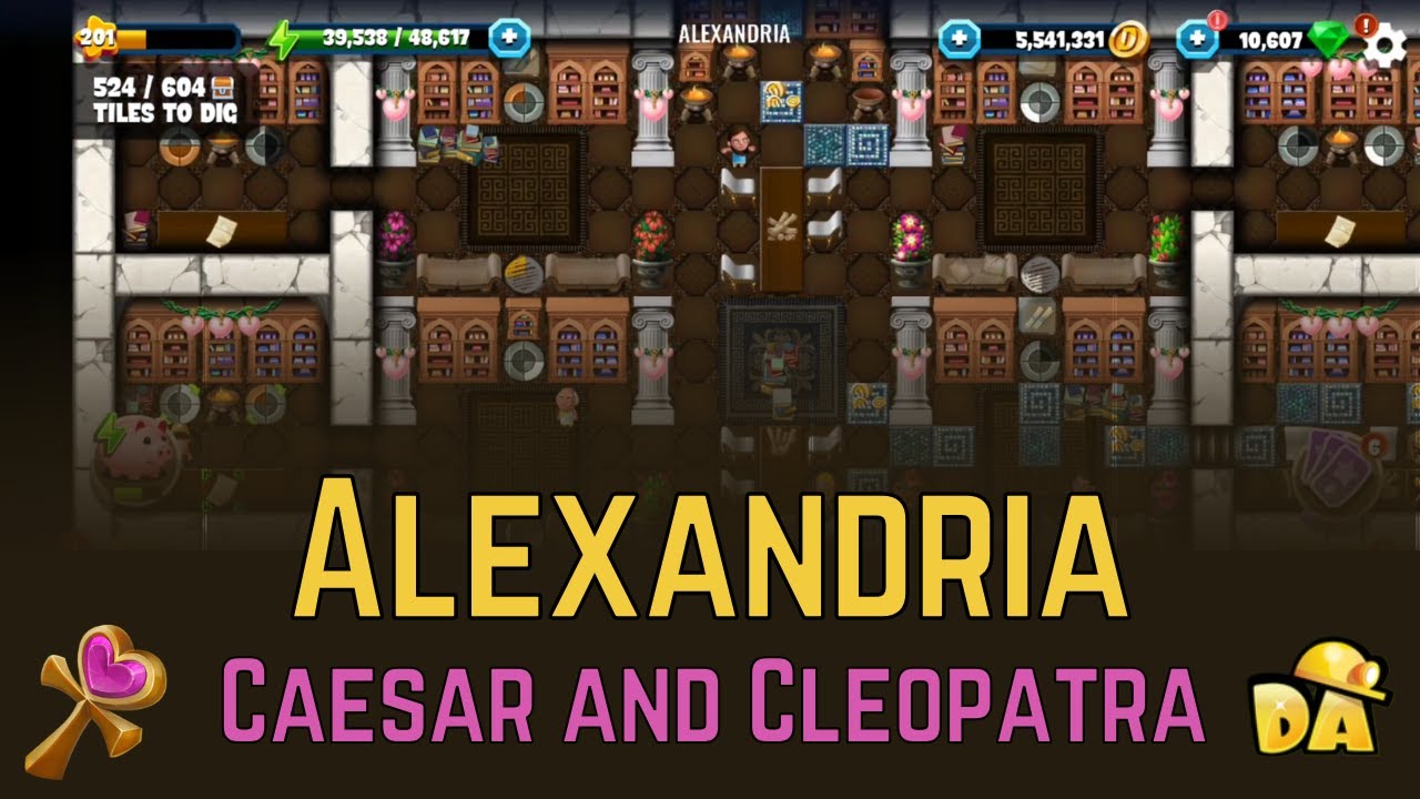 Alexandria - #1 Caesar and Cleopatra - Diggy's Adventure