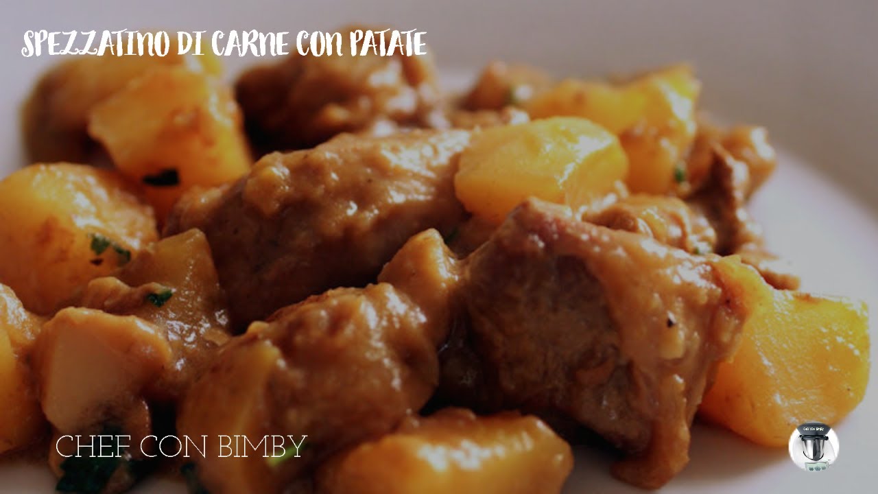 SPEZZATINO DI CARNE CON PATATE  BIMBY TM6