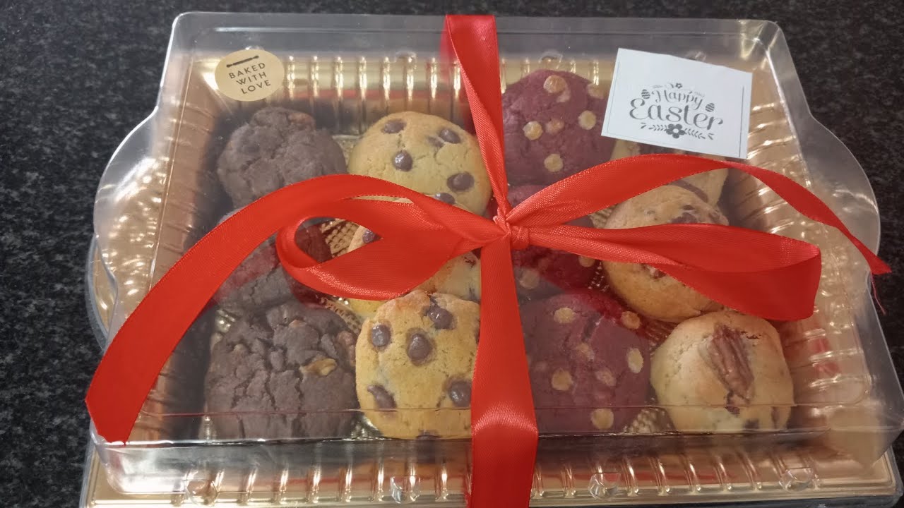 Cookie Gift Tray. Make a variety of cookies using one basic cookie dough