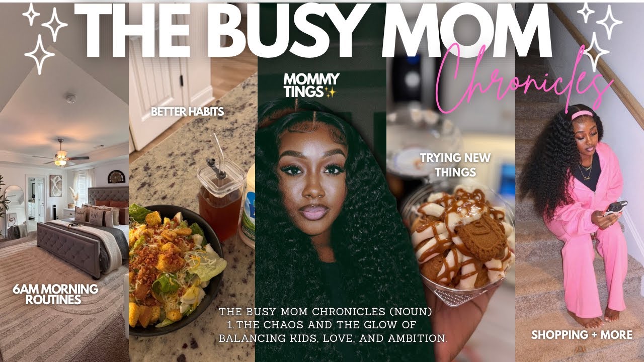 THE BUSY MOM CHRONICLES ✨ 6AM MOMMY ROUTINE | RESETS| HEALTHY HABITS | TRYING NEW THINGS + MORE❤️