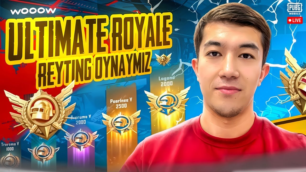 ULTIMATE ROYAL BUYUK JANGDA REYTING UP QILAMIZ UZBEKISTON UCHUN OXXIRIGACHA 💪 🇺🇿🔥 - PUBG MOBILE...