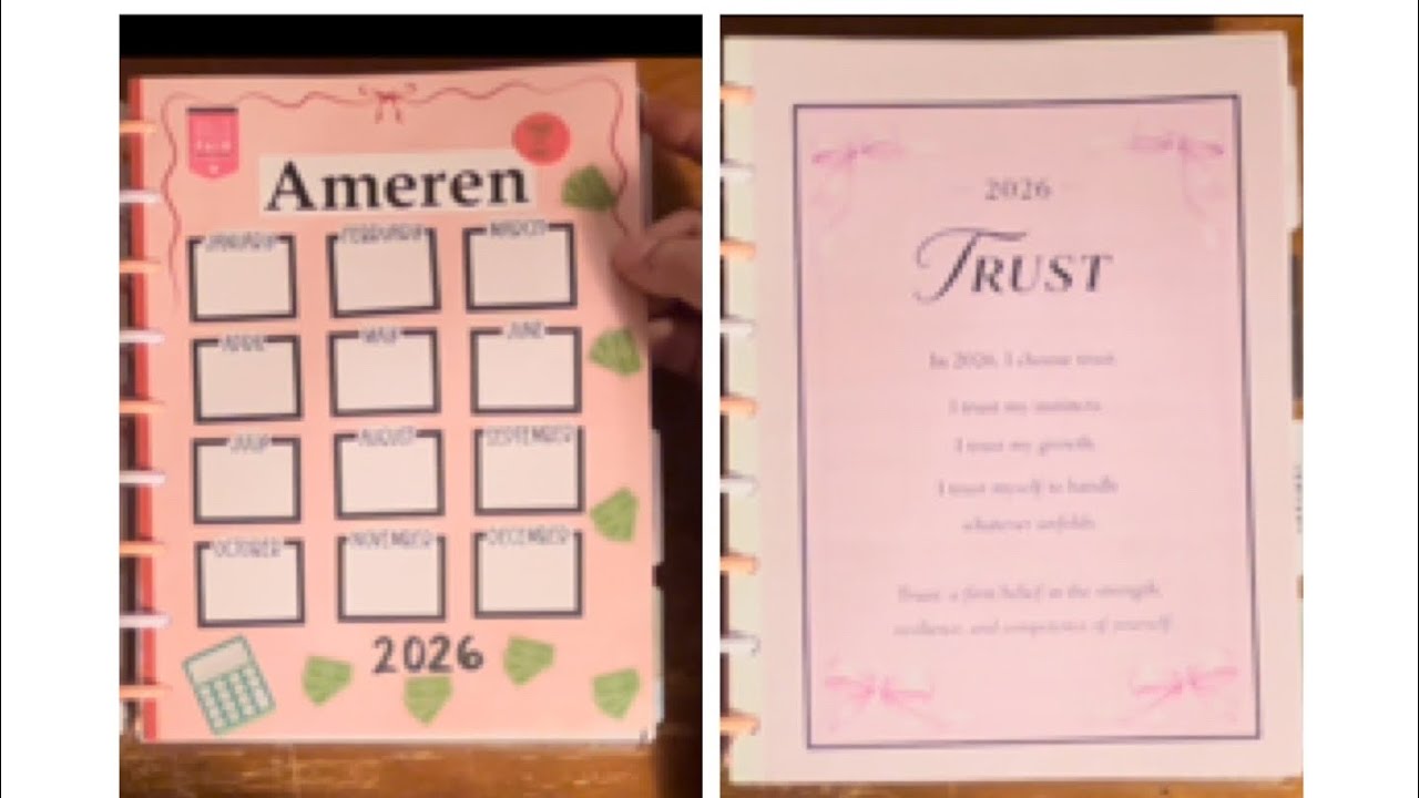Word of the Year / Extra Pages for your Planner