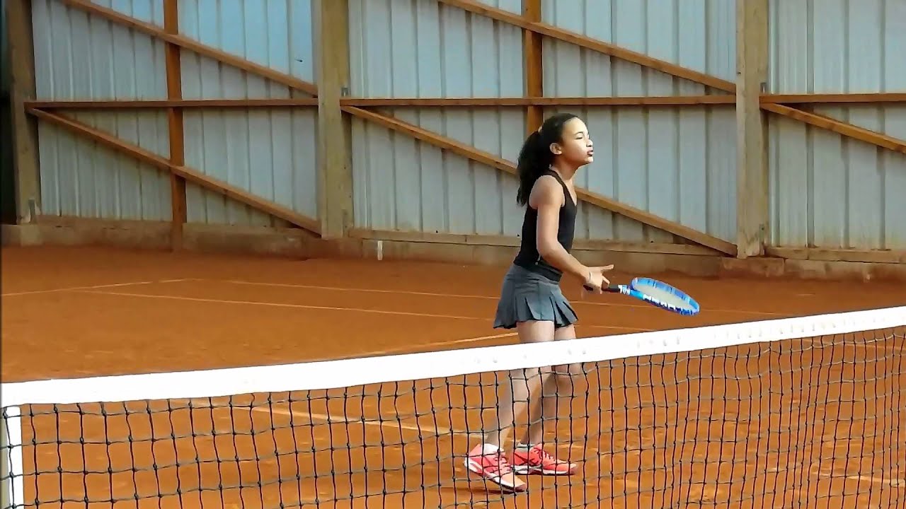 Camilia 9 years old tennis player