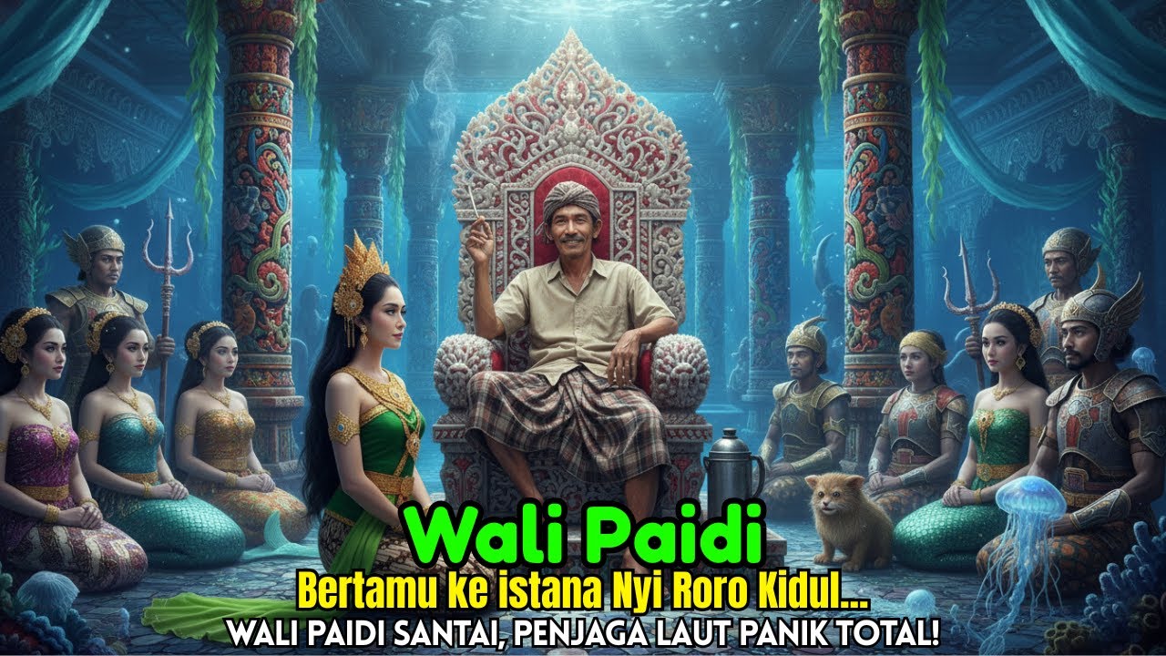 Wali Paidi Bertamu ke Istana Nyi Roro Kidul... Paidi Datang Penghuni Laut Panik!