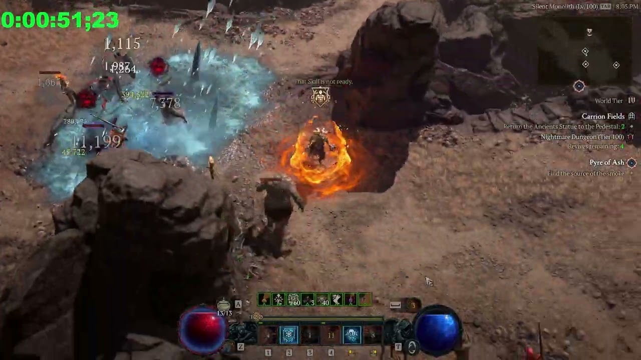 T100 speedrun s2 blizzsorc Carrion Fields