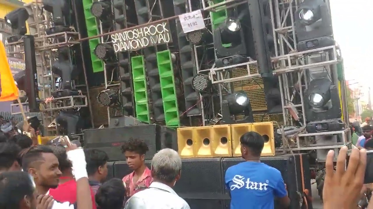 ballia mahaviri jhanda pe dk dj vs Santosh rock diamond winner Santosh rock diamond 💪🥰