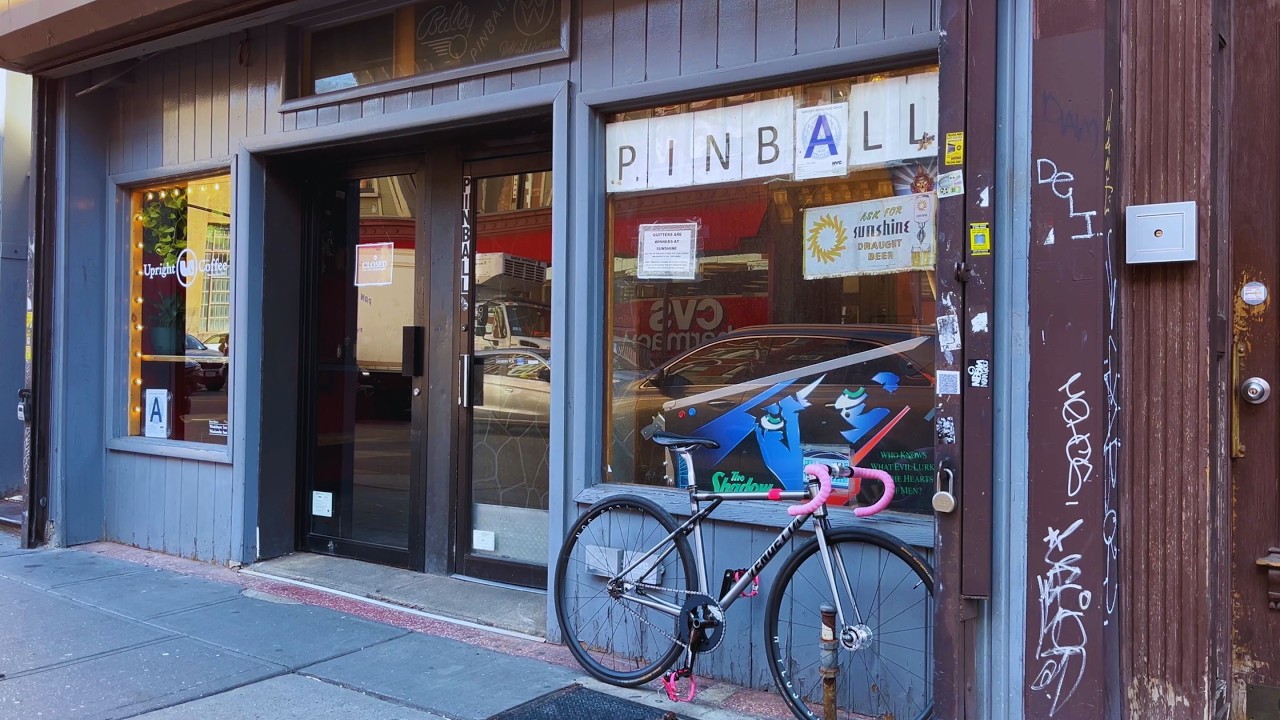 NYC's Hidden Bar & Pinball Arcade | Sunshine Laundromat