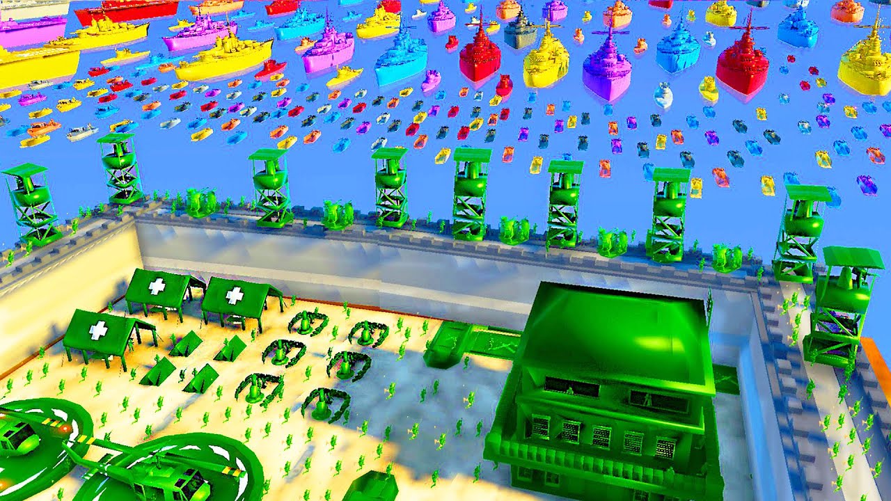 All ARMY MEN Nations WORLD WAR! - Attack on Toys