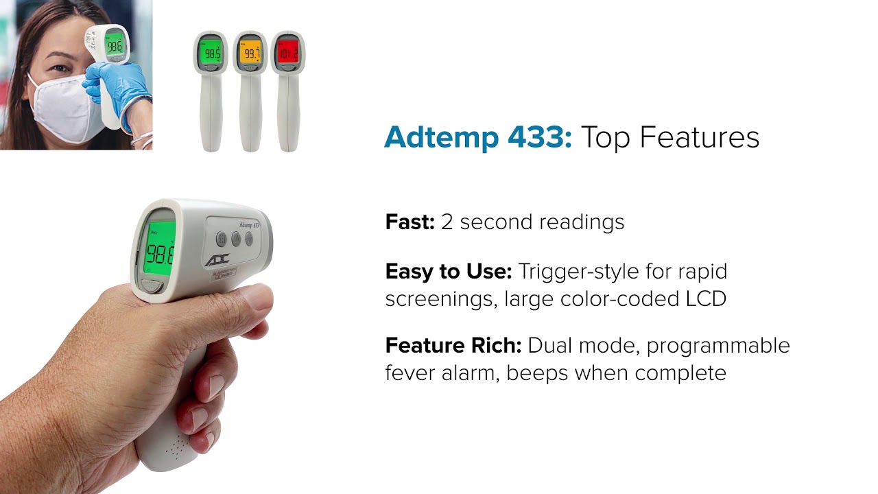 Non Contact Thermometers from ADC
