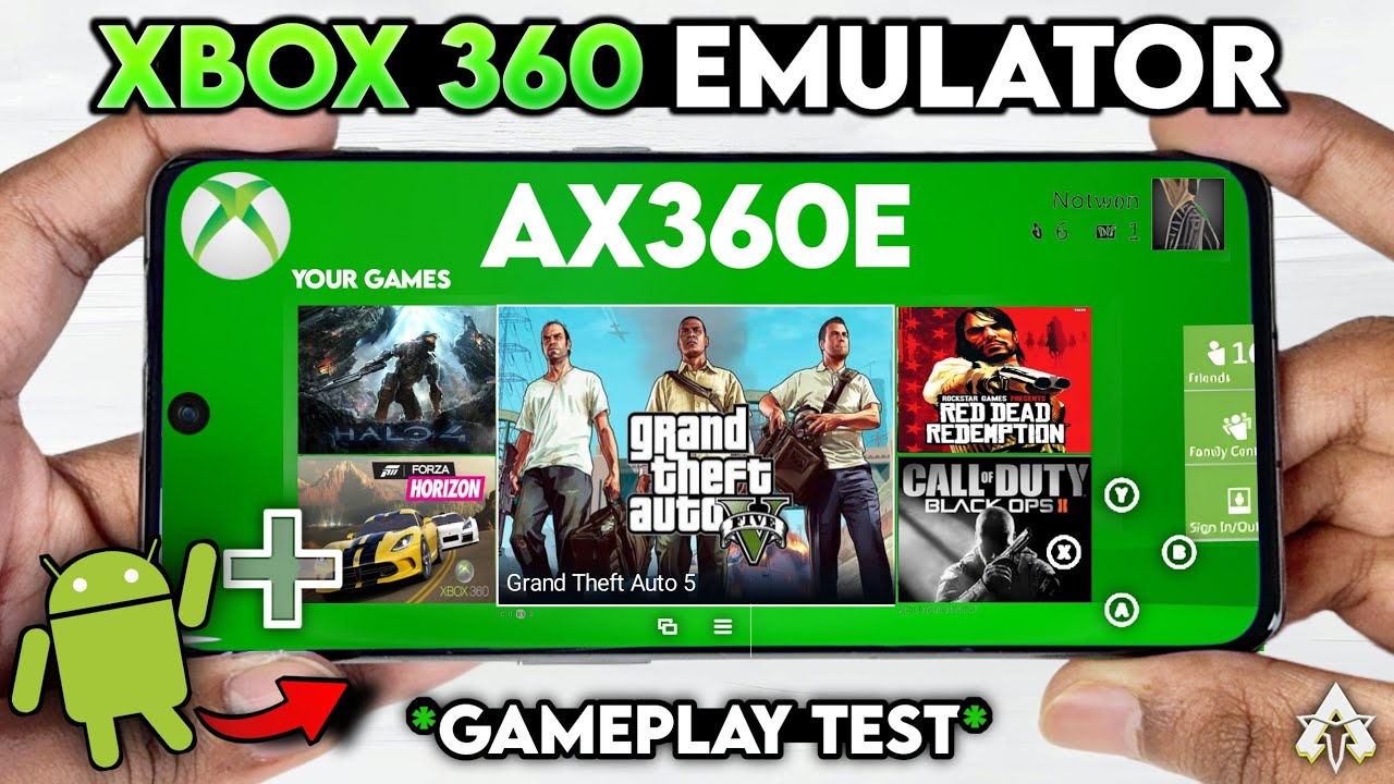 🔥 TESTOWANIE GIER NA XBOX 360 NA ANDROIDZIE Z UŻYCIEM EMULATORA AX360! GTA 5/HALO 4 I WIĘCEJ! | E...