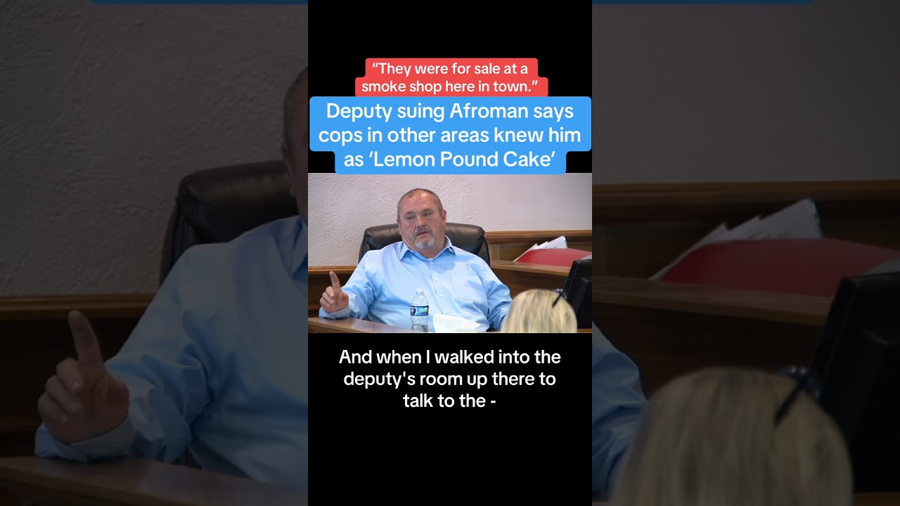 Deputy Suing Afroman Says Cops In Other Areas Know Him As &lsquo;Officer Pound Cake&rsquo;