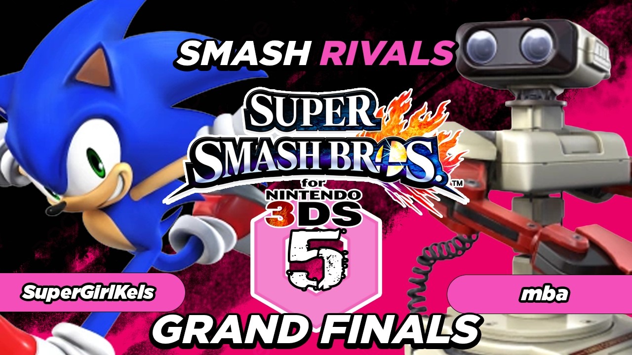 GRAND FINALS - SM4SH Rivals #5 : SuperGirlKels (Sonic) Vs. mba (ROB)