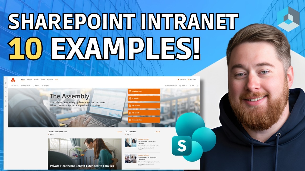 Примеры интранета на базе SharePoint: 10 лучших дизайнов 2026 года.