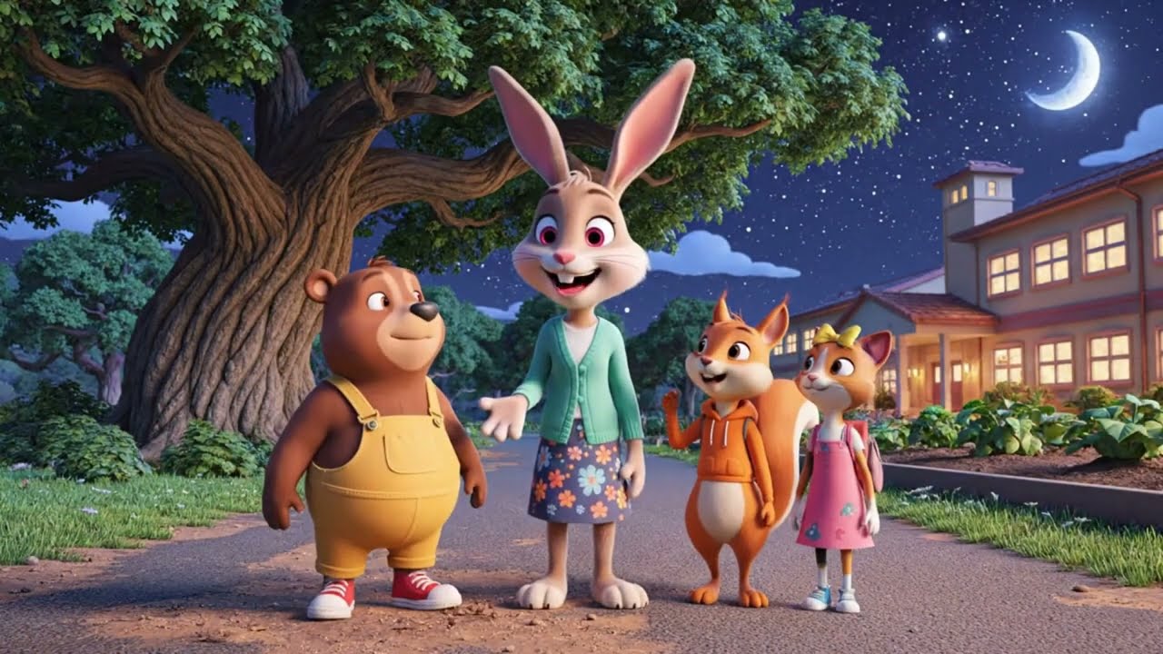 Part 6 – Teacher Bunny and Kids Explore “Leaves and Air”