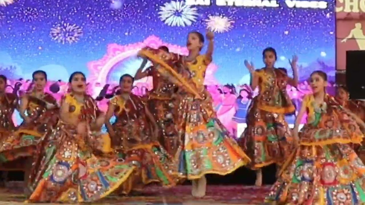 Gujarat Ka Garbha Annual Dance Performance By 5th Bright & Harmony Girls Choreography by @ryaanrules