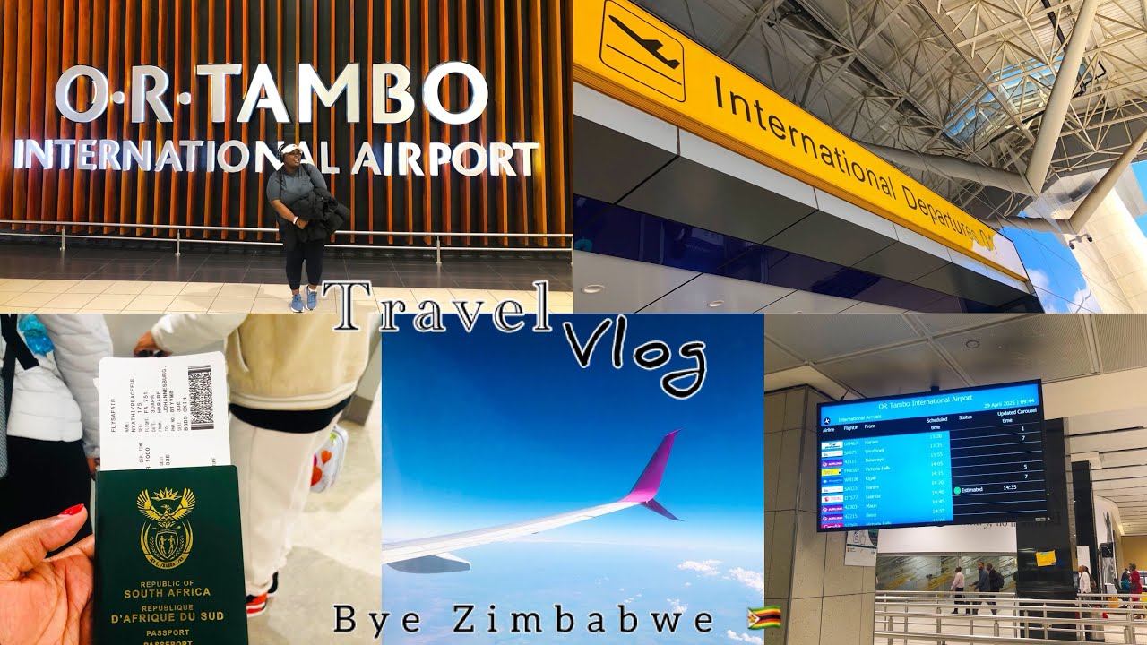 Vlog: Travel with me back home!!: Zimbabwe to South Africa