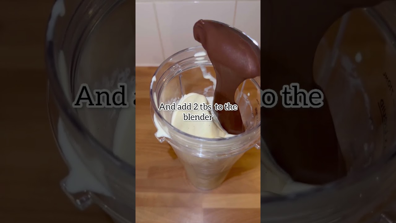 Nutella Milkshake: smooth and irresistible 😍 #nutella #milkshake #easytomake #recipe #snack