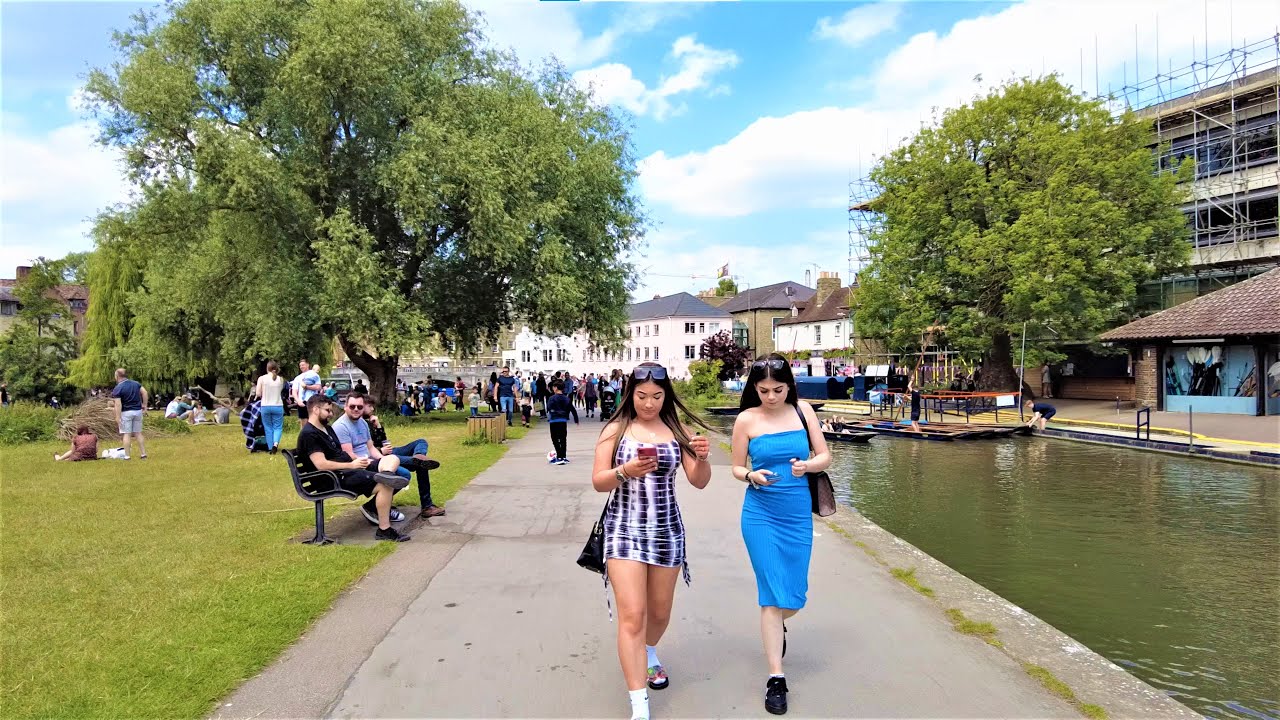 SUMMER WALK in CAMBRIDGE / UK 🇬🇧 - RIVER CAM and UNEXPLORED PARTS
