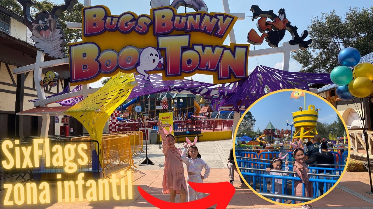 SixFlags México: Los NUEVOS JUEGOS INFANTILES 2022, súper divertidos e interactivos!! 🤩