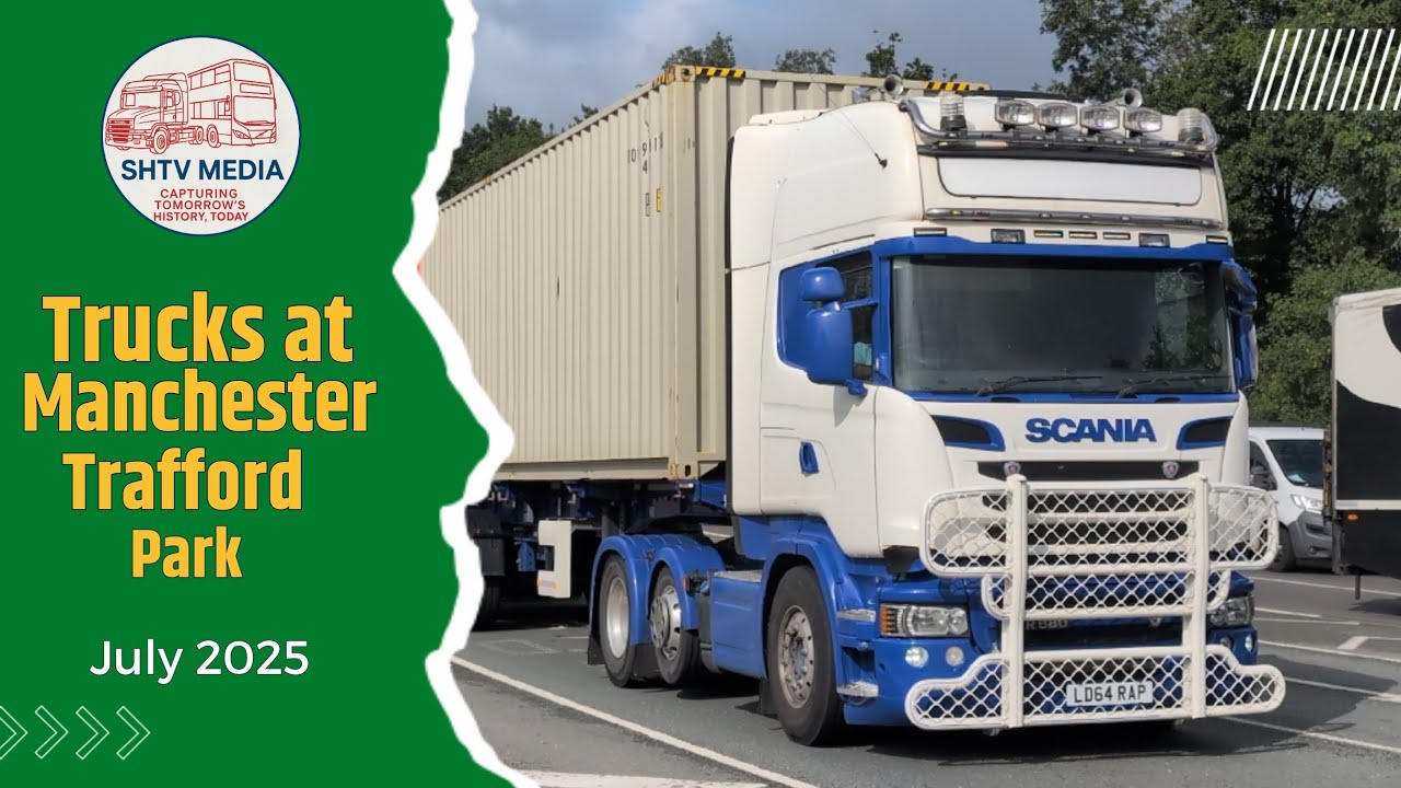 🚛 1 Hour of Trucking Action | Parkway Roundabout, Trafford Park – July 2025