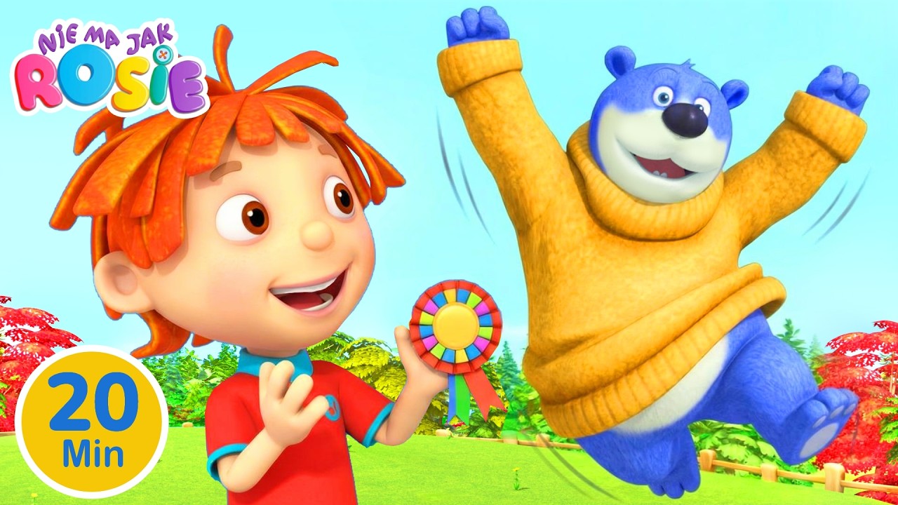 20 min Bajki 🏆 Tor przeszkód z Brunem 🐻 Dasz radę!