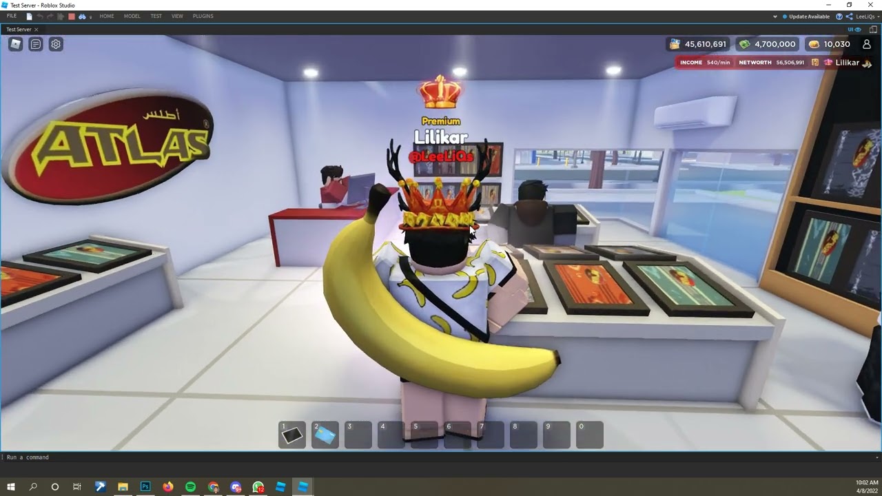 Berkunjung di outlet Atlas di Roblox Review