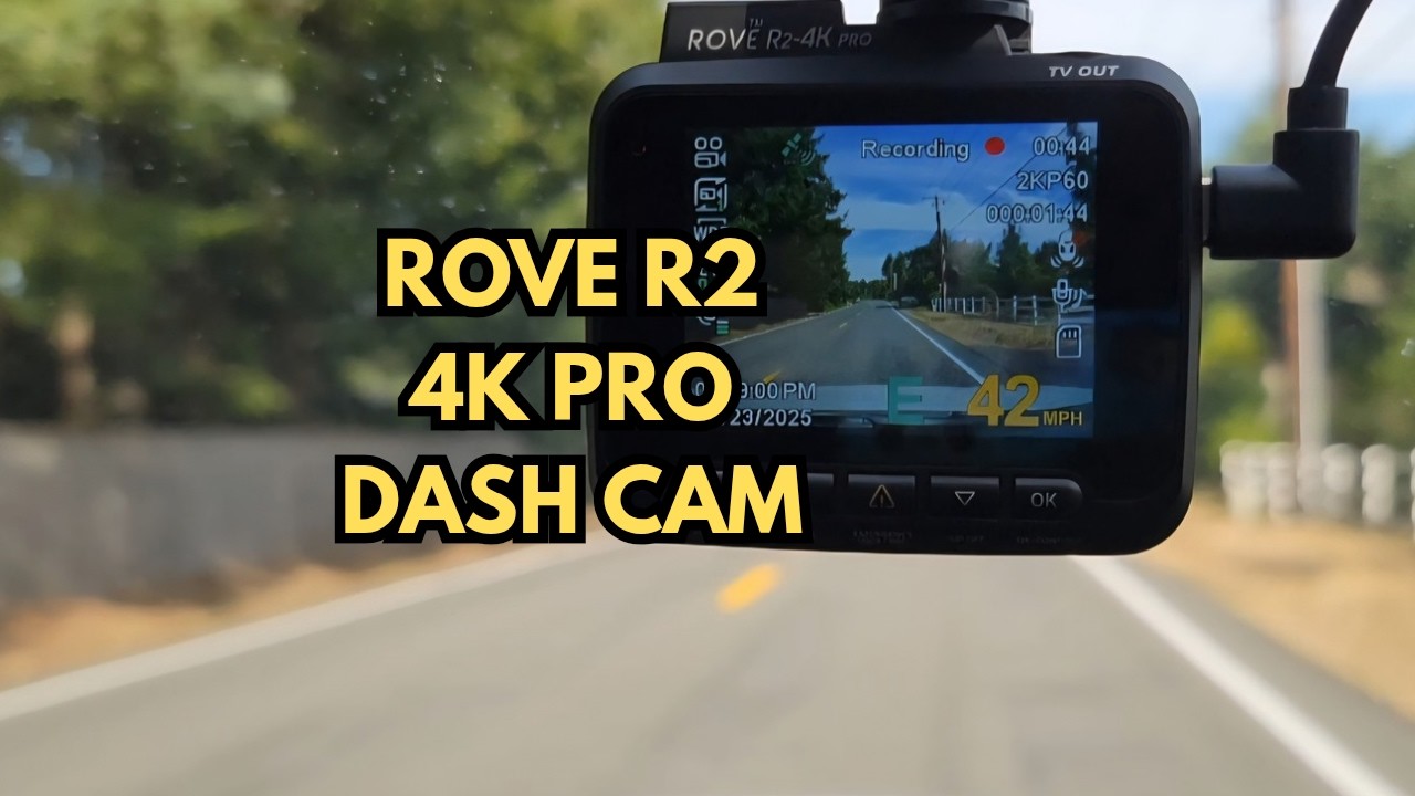 ROVE R2-4K PRO Dash Cam, Built-in GPS, 5G WiFi Dash Camera for Cars | Review