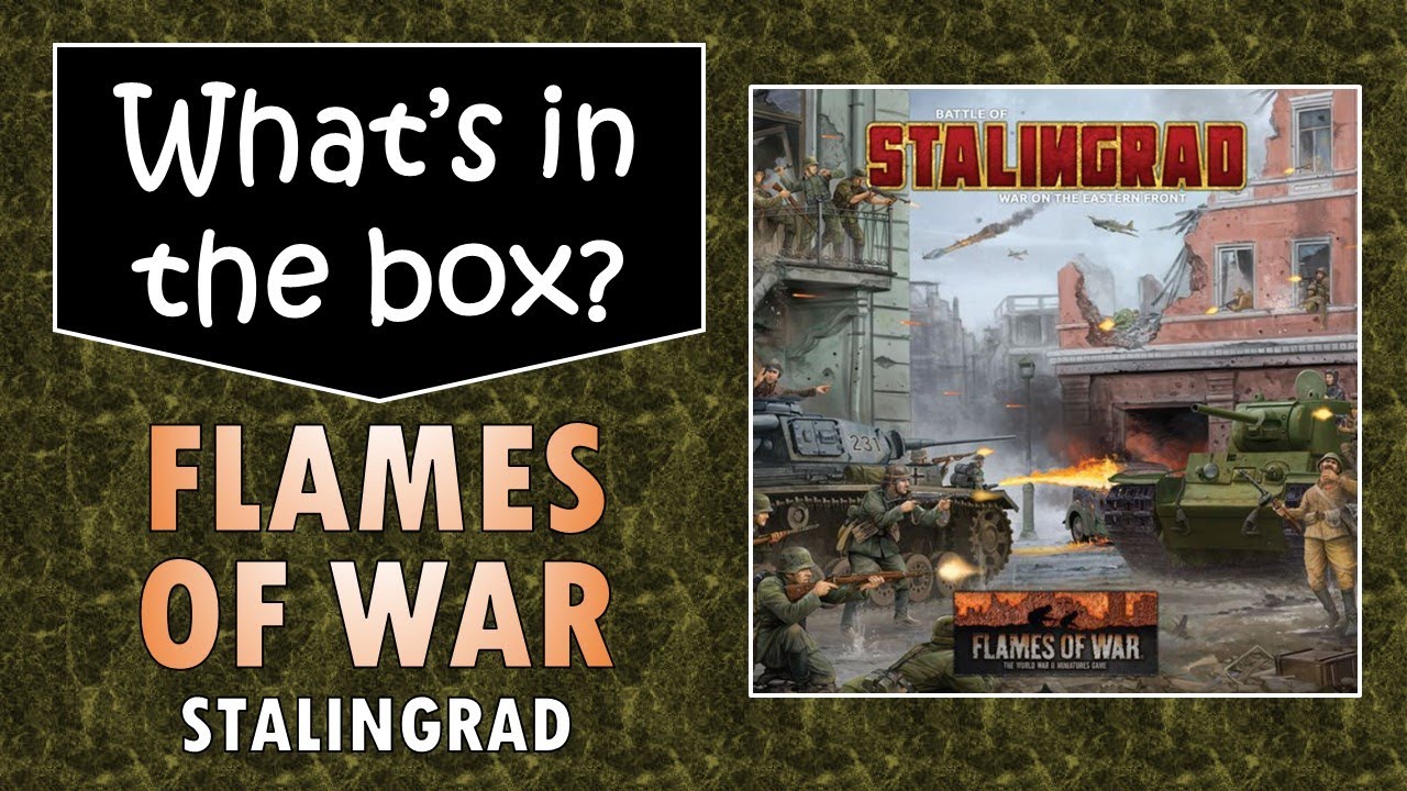 Stalingrad Flames of War starter set. Unboxing and review. What's in the box?