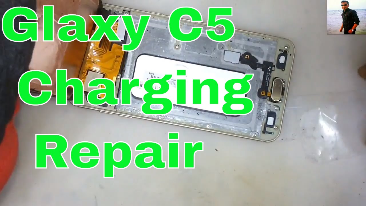 How to replace the fixed charging port on a Samsung Galaxy C5