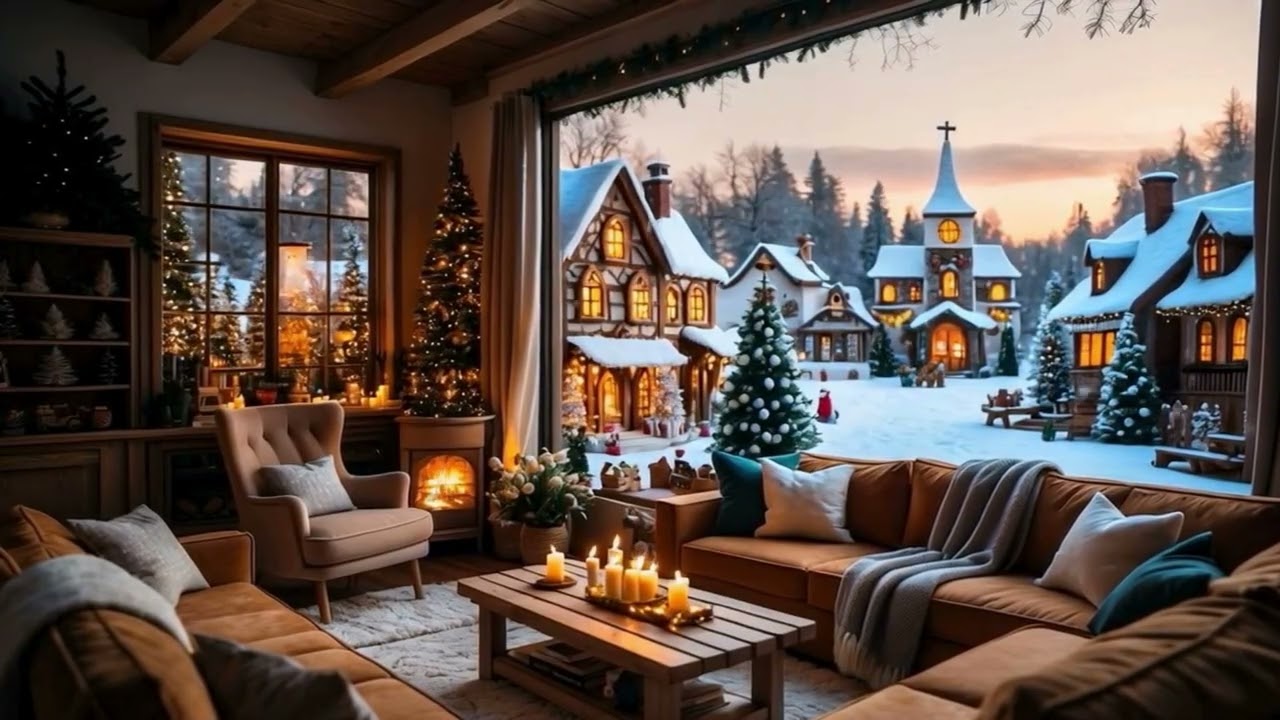 🎄 cozy winter town vibes. ☕ [lo-fi hip hop / jazzhop / chillhop mix] (Study/Sleep/Relax music) ❄️