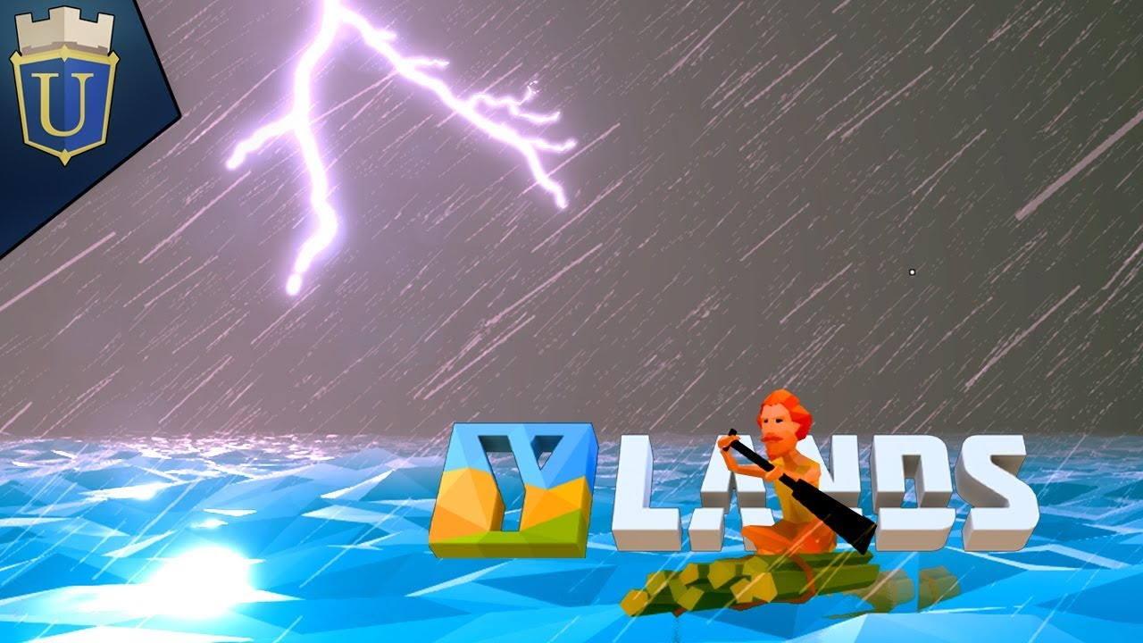 YLands First Look | Building a Hut in a HUGE storm!