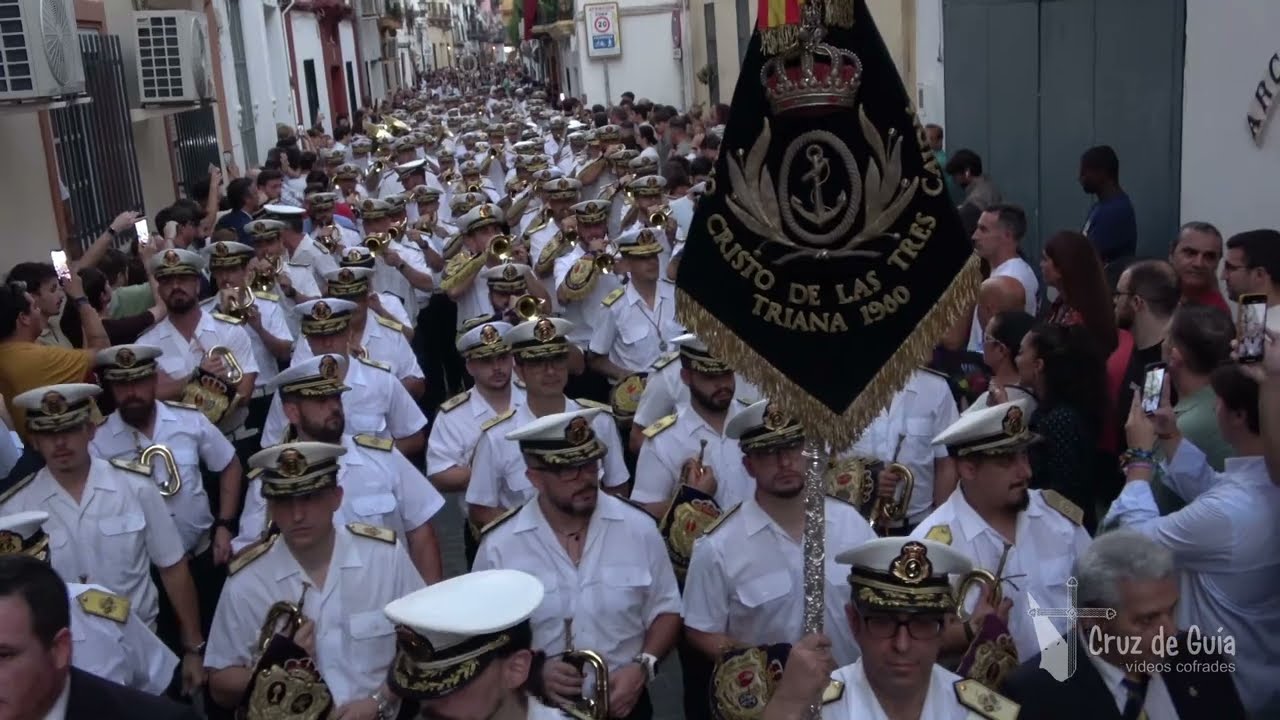 [4K] Tres Caídas de Triana - Pureza - Procesión Madre de Dios del Rosario 2023