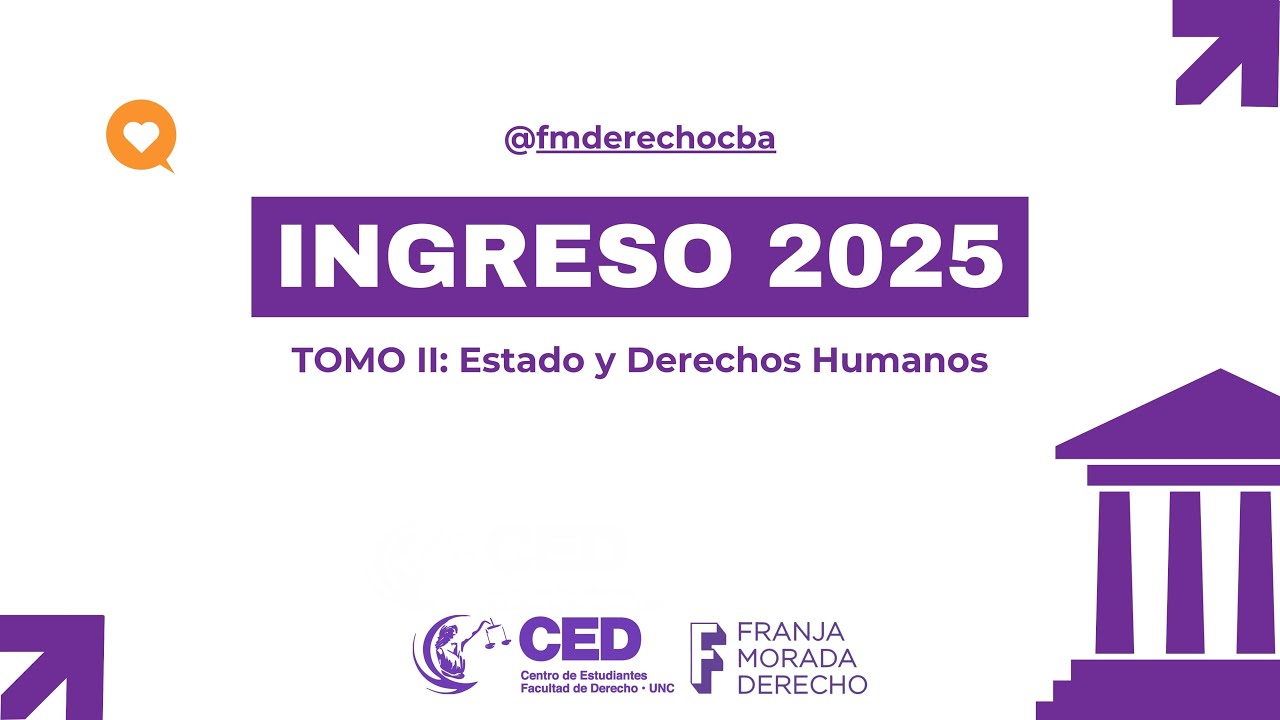 IECA 2025 - Clase de Apoyo Tomo II  Estado y DDHH