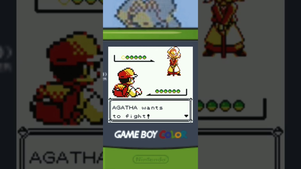 Indigo Elite Four Agatha - Electric vs Ghost - Pokemon yellow 07 