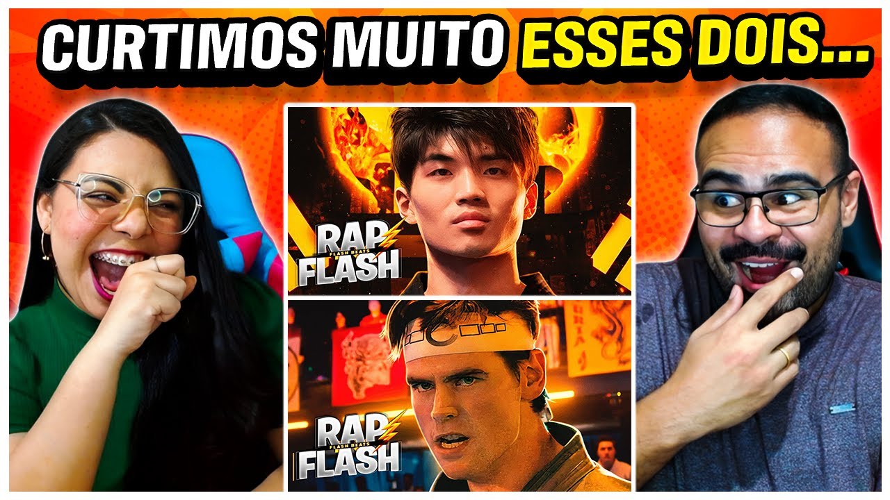 REACT Flash Beats | Kwon - CORAÇÃO DE COBRA | Axel - LUTADOR INTOCÁVEL (Cobra Kai)