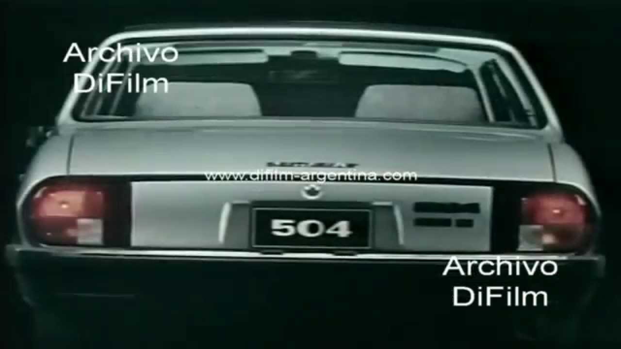 Publicidad automovil Peugeot 504 GRII 1983
