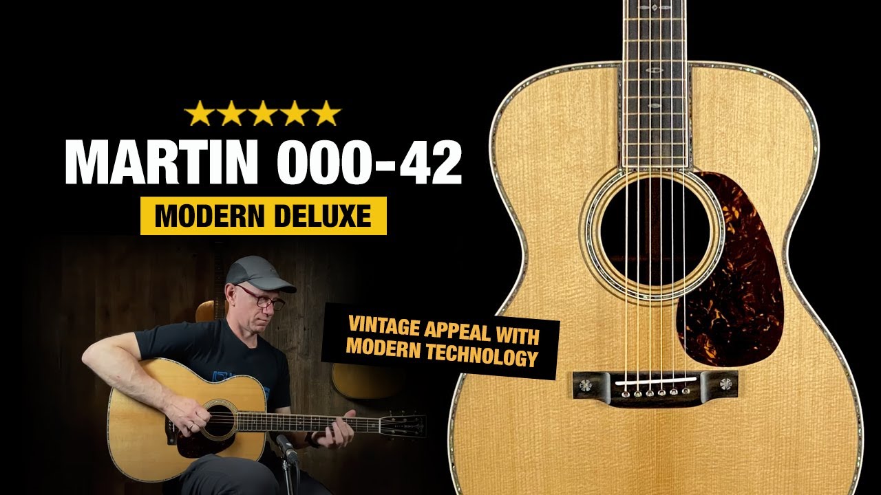 Martin 000-42 Modern Deluxe - Vintage Appeal with Modern Technology!