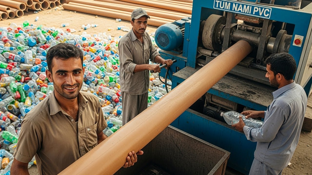 Process of Recycling Massive PVC Pipes In Factory | How PVC Pipes Are Made | Inside Pipe Factory
