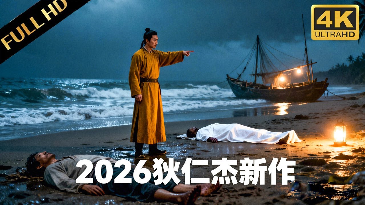 2026狄仁杰新作！海边沙滩竟有渔民神秘死亡！狄仁杰出山一招指出凶手！#悬疑  #灾难 #惊悚 #movie #狄仁杰 #大唐狄公案