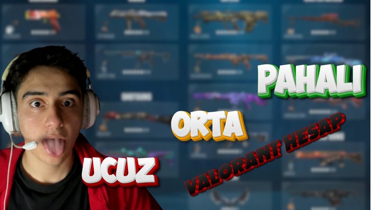 Ucuz Orta Pahalı Valorant hesabı