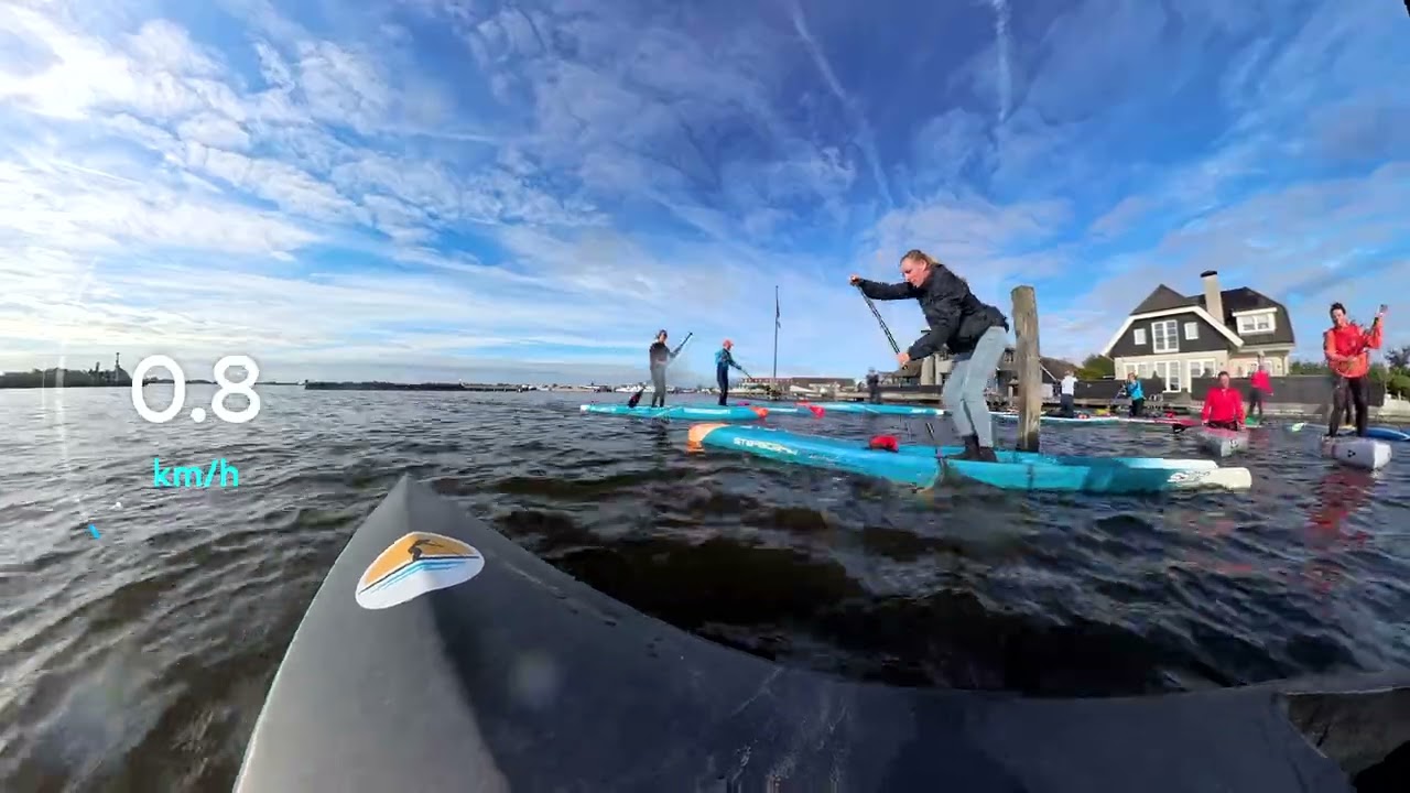 Kickoff van het wintersupseizoen bij IkSup in Loosdrecht