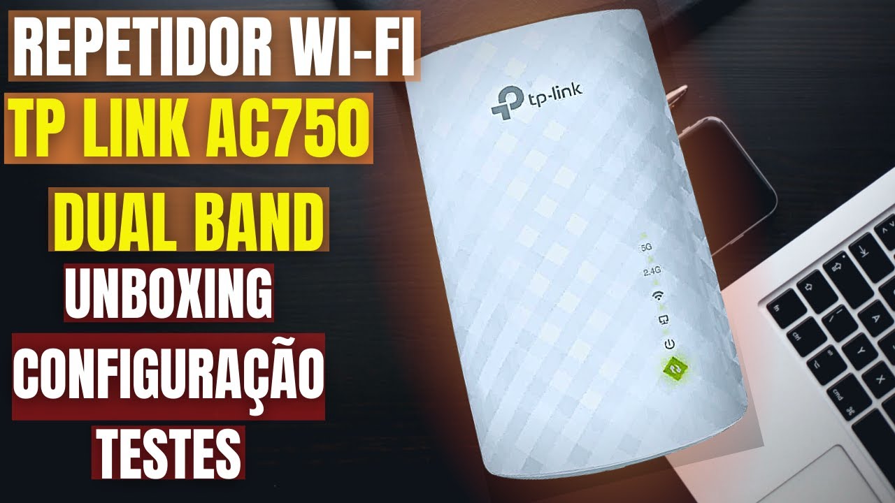 Repetidor de sinal Wi Fi Dual band AC750 RE200 UNBOXING E CONFIGURAÇÃO