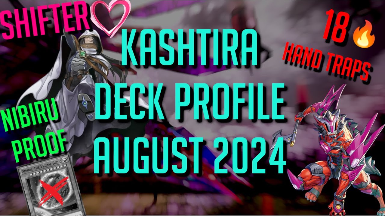 YUGIOH Undefeated Kashtira Deck Profile + Combo AUGUST 2024