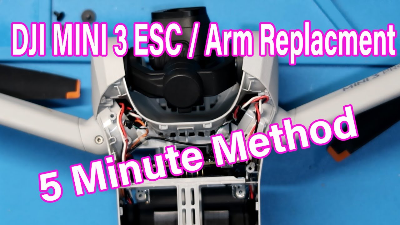DJI Mini 3 Repair - 5 Minute Method.