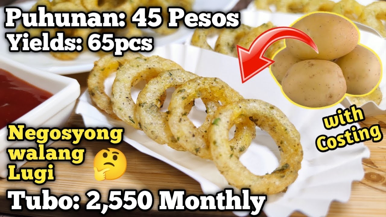 TRENDING NA NEGOSYO NA WALANG LUGI 2021 POTATO RING | LOKONG KUSINERO