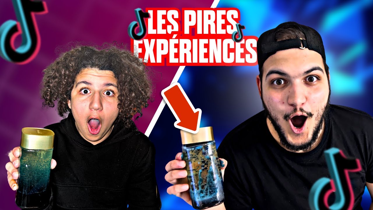 LES PIRES EXPÉRIENCES TIKTOK (on est trop fort mdr)